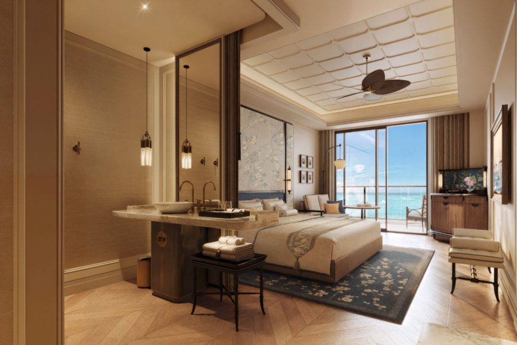 nhà mẫu beachfront Suite The Indochine at Meliã Hồ Tràm